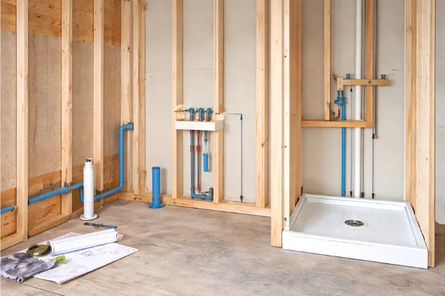 Bathroom Plumbing Rough-In