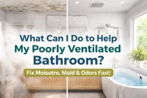 What Can I Do to Help My Poorly Ventilated Bathroom