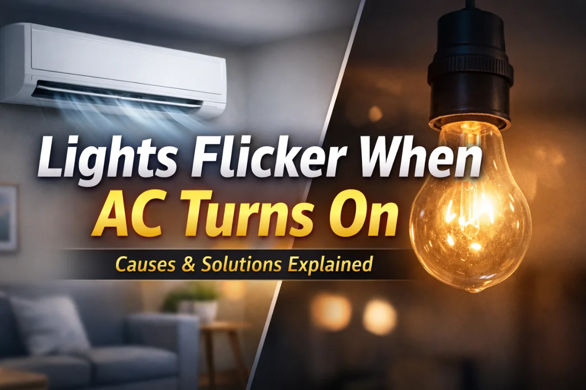 Lights Flicker When AC Turns On