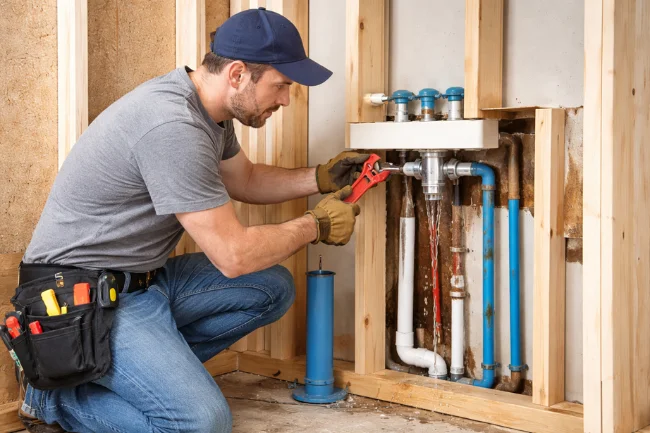 Bathroom Plumbing Rough-In