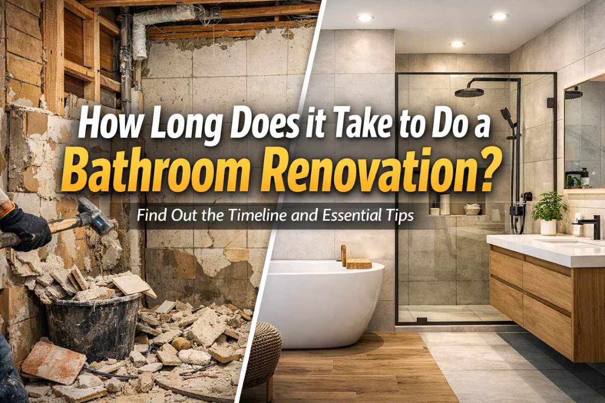 How Long Does It Take to Do a Bathroom Renovation?