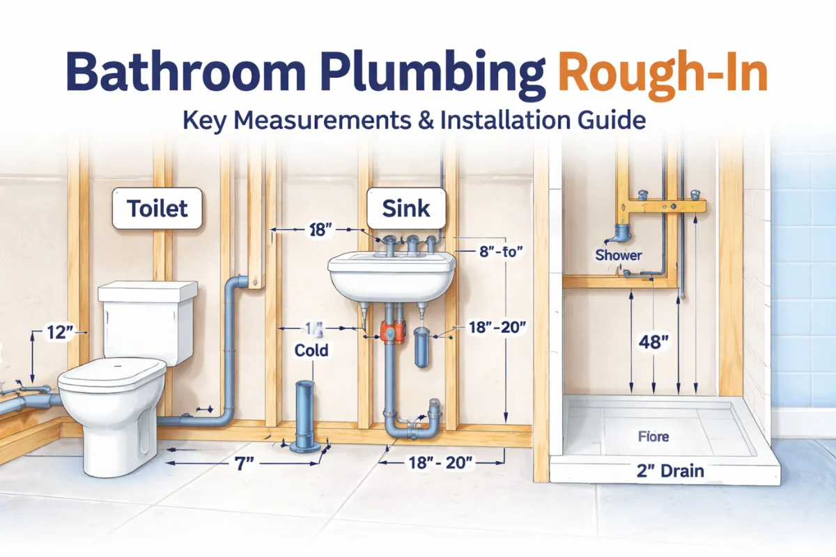 Bathroom Plumbing Rough-In