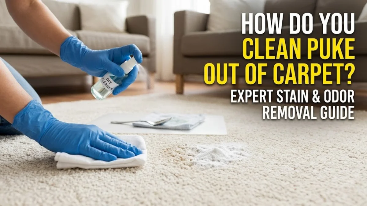 How Do You Clean Puke Out of Carpet?
