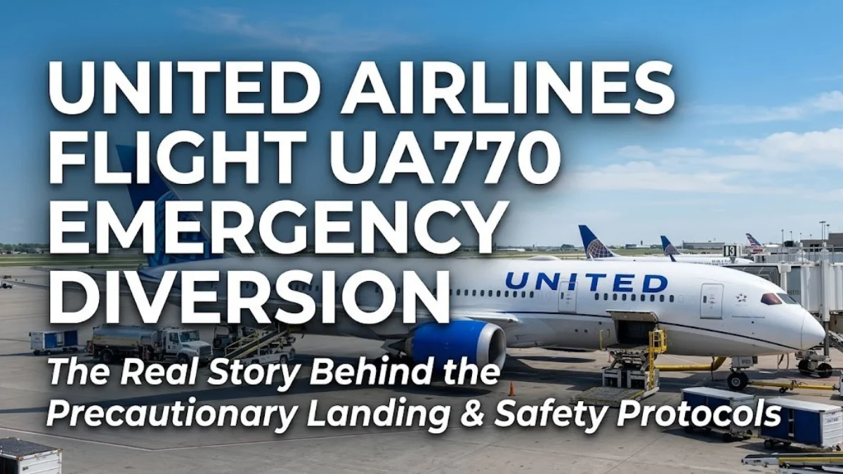 United Airlines Flight UA770 Emergency Diversion