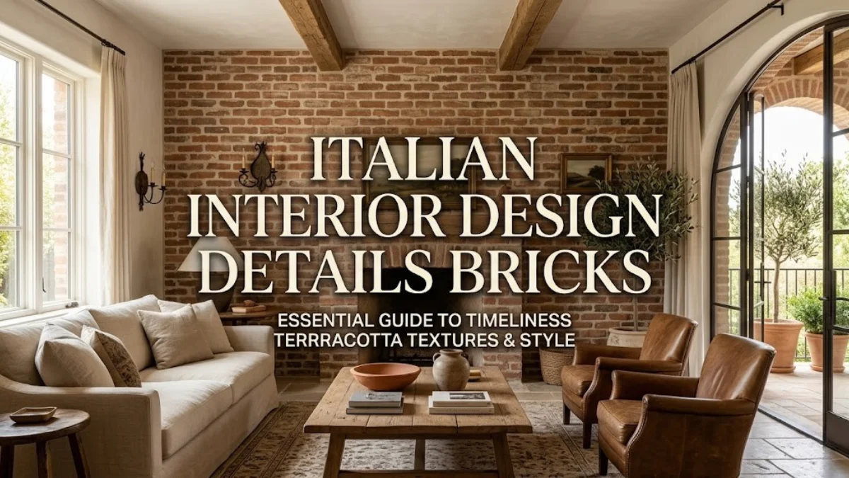 Italian Interior Design Details Bricks