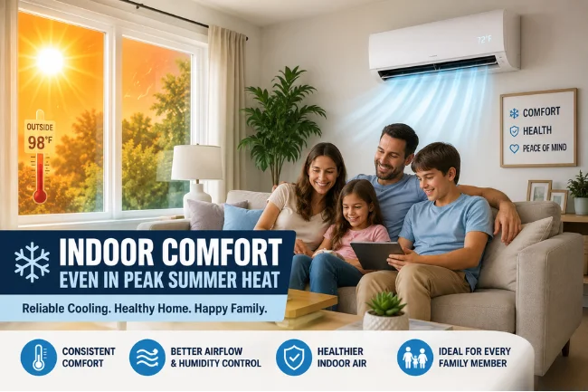 AC repairs before peak summer heat