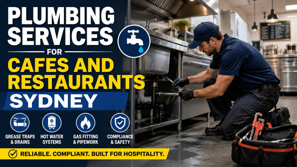 Plumbing Services for Cafes and Restaurants Sydney