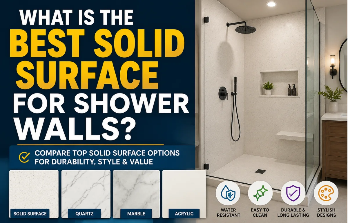 What Is the Best Solid Surface for Shower Walls?