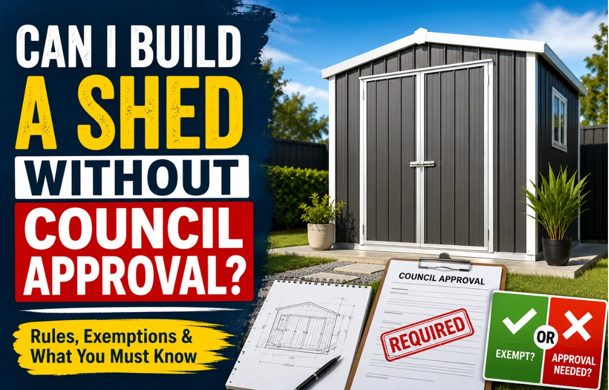 Can I Build a Shed Without Council Approval?