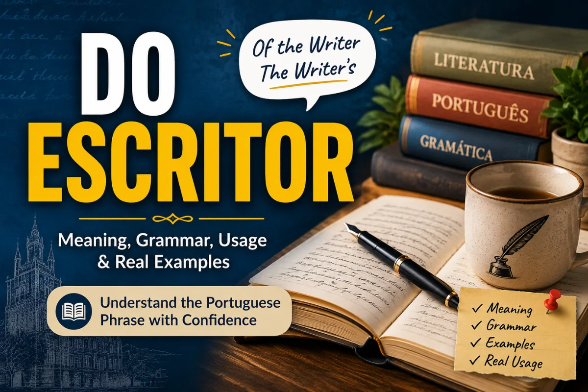 Do Escritor