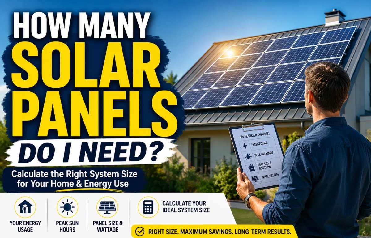 How Many Solar Panels Do I Need? 2026 Expert Guide