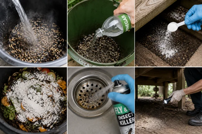 How to Get Rid of Maggots fast methods