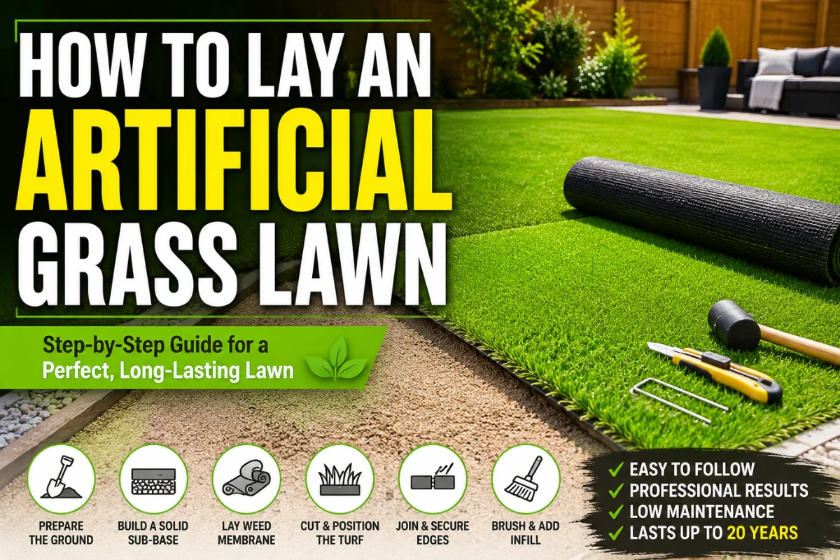How to Lay an Artificial Grass Lawn