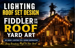 Lighting Roof Set Design Fiddler on the Roof Yard Art Lighting Roof Set Design Fiddler on the Roof Yard Art