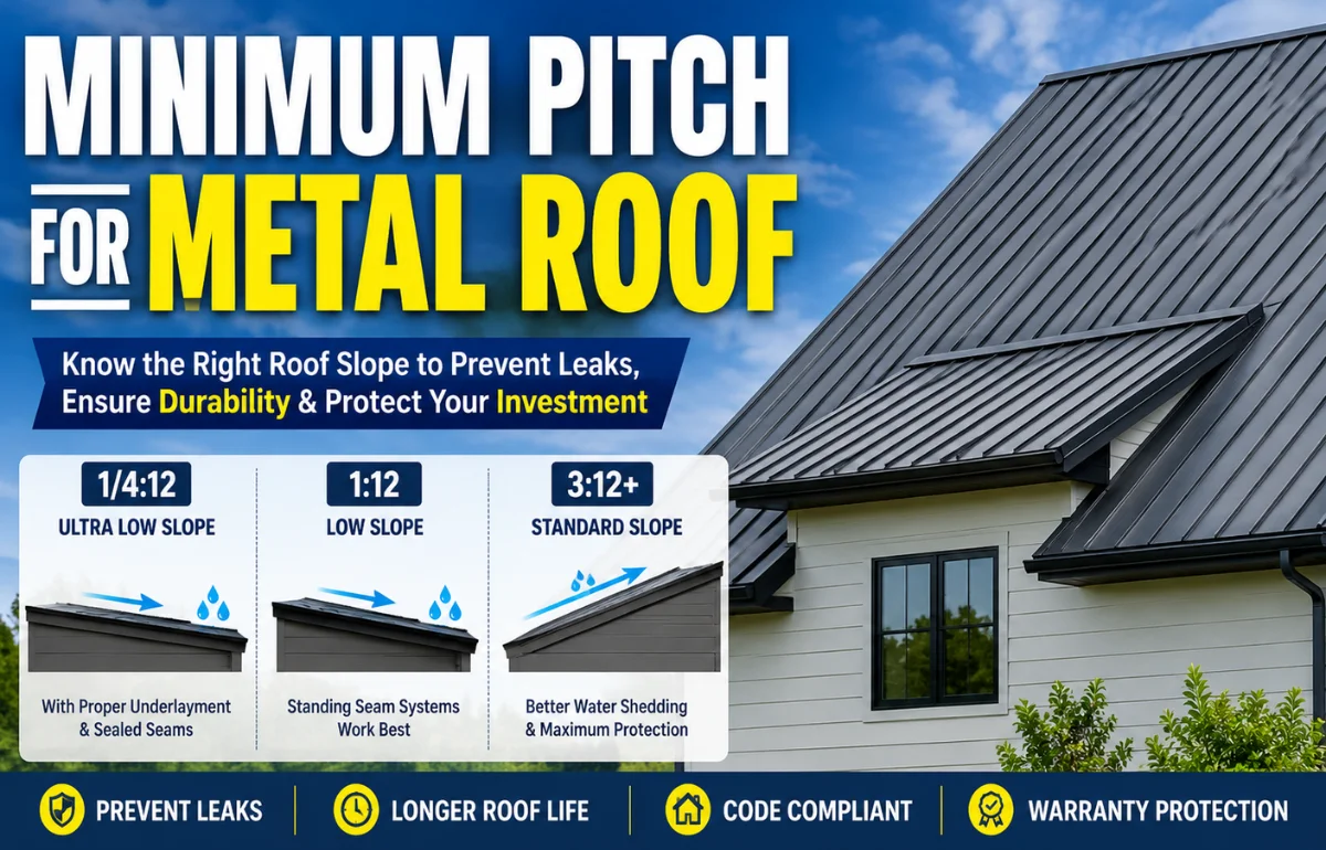 Minimum Pitch for Metal Roof