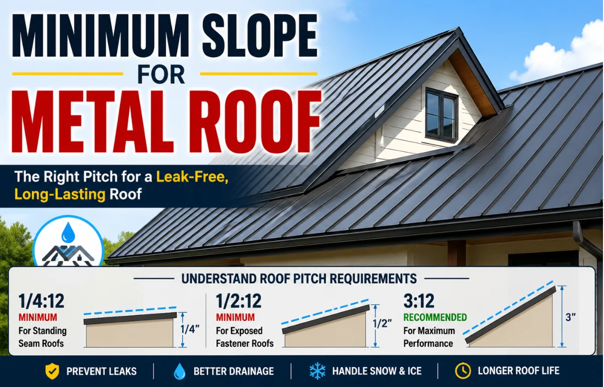 Minimum Slope for Metal Roof