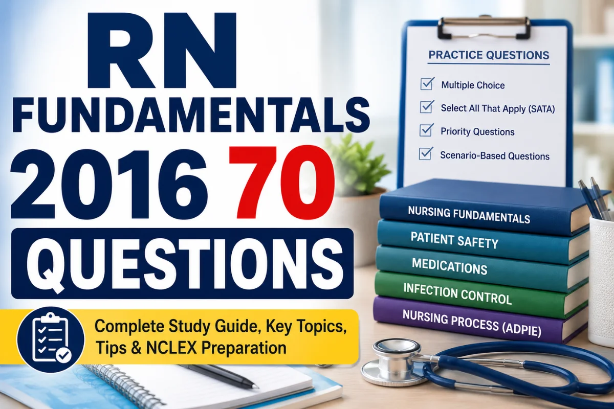 RN Fundamentals 2016 70 Questions