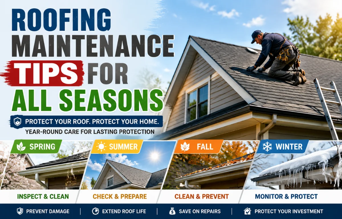 Roofing Maintenance Tips for All Seasons​