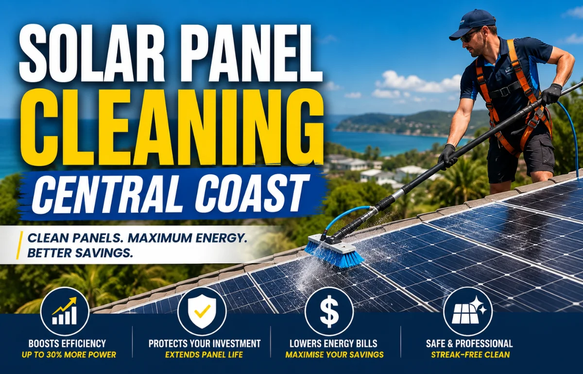Solar Panel Cleaning Central Coast