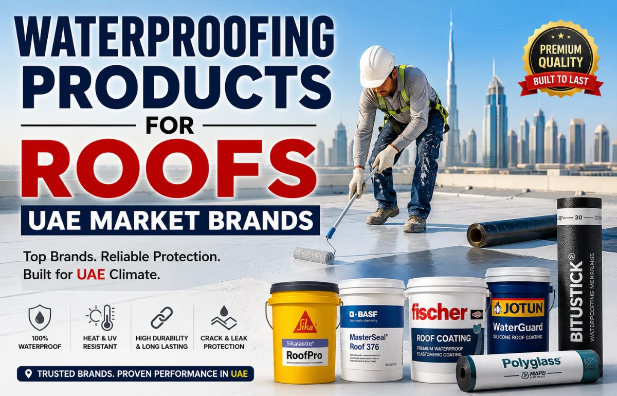 Waterproofing Products for Roofs UAE Market Brands