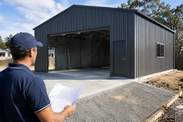 Metal shed construction in Australia
