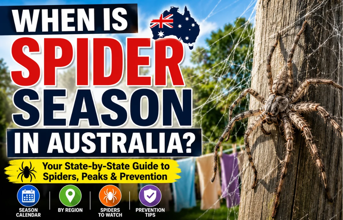When Is Spider Season in Australia?