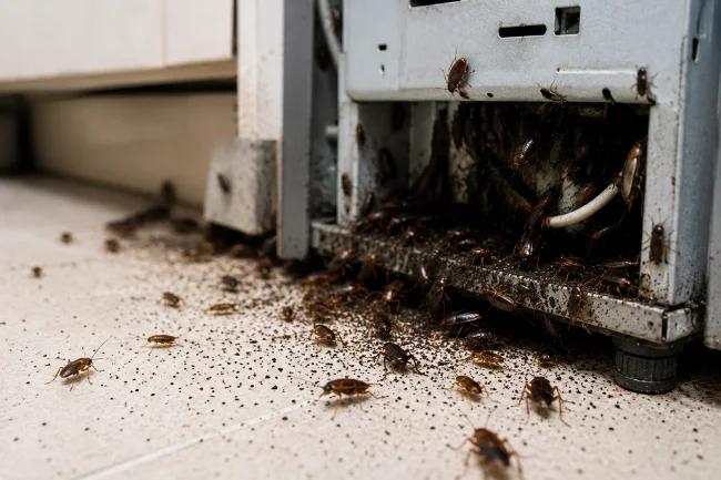 Small cockroaches