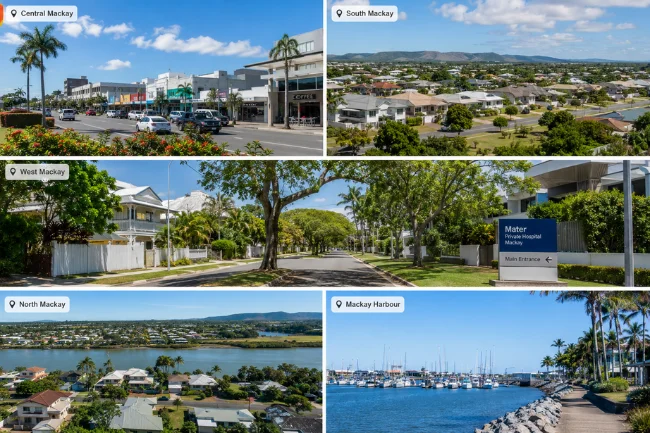 Houses for rent in Mackay, QLD 4740 suburbs