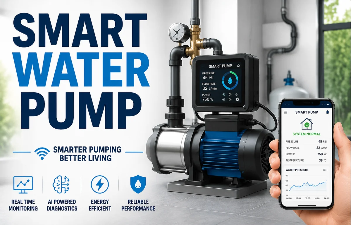 Smart Water Pump with smart monitoring system